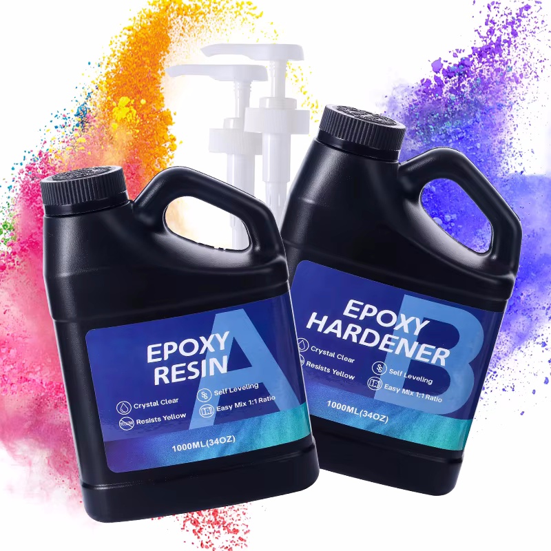Kit de resina epóxi 2000ml, pr - Resin Art Ratio avaliação e preço
